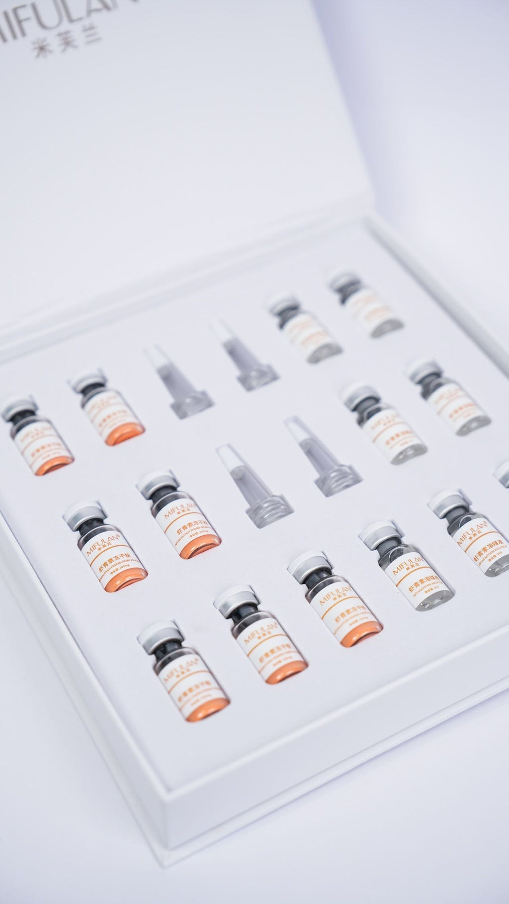Muscolo inferiore condizionata astaxantina liofilizzato in polvere set box