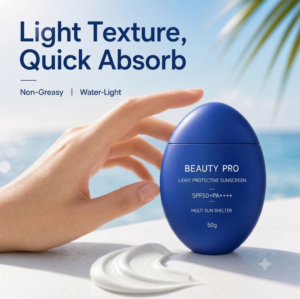 Enjoy light sunscreen
